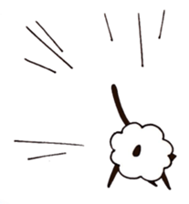 sheep  cat sticker #5023018