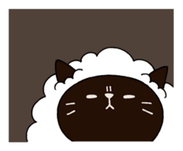 sheep  cat sticker #5023026