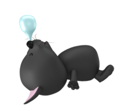 Playful three cats sticker #5023366