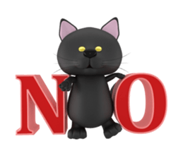 Playful three cats sticker #5023369