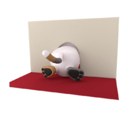 Playful three cats sticker #5023376