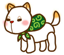 Kishu Inu-Leo-( Japanese dog ) sticker #5023769