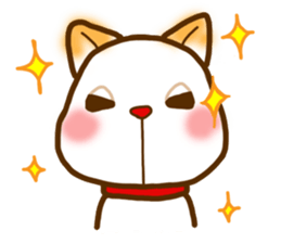 Kishu Inu-Leo-( Japanese dog ) sticker #5023773