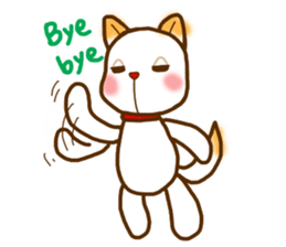 Kishu Inu-Leo-( Japanese dog ) sticker #5023774