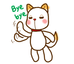 Kishu Inu-Leo-( Japanese dog ) sticker #5023774