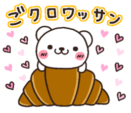 bear heart 17 sticker #5024361