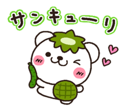 bear heart 17 sticker #5024365