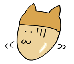 Cat Acorn sticker #5024790