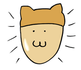 Cat Acorn sticker #5024802