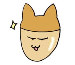 Cat Acorn sticker #5024815
