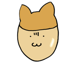 Cat Acorn sticker #5024820