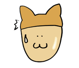 Cat Acorn sticker #5024828