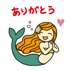 Pretty mermaid sticker