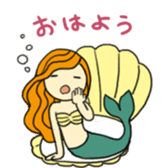 Pretty mermaid sticker sticker #5024830