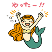 Pretty mermaid sticker sticker #5024834