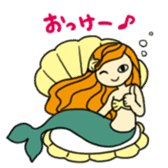 Pretty mermaid sticker sticker #5024836
