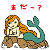 Pretty mermaid sticker sticker #5024840