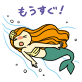 Pretty mermaid sticker sticker #5024841