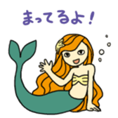 Pretty mermaid sticker sticker #5024843