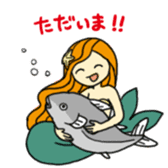 Pretty mermaid sticker sticker #5024844