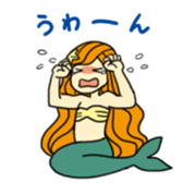 Pretty mermaid sticker sticker #5024846