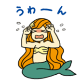 Pretty mermaid sticker sticker #5024846