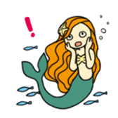 Pretty mermaid sticker sticker #5024849