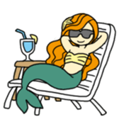 Pretty mermaid sticker sticker #5024852