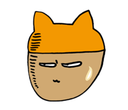 The backlash of the cat acorn sticker #5025261