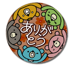 Five Bears3 sticker #5025540