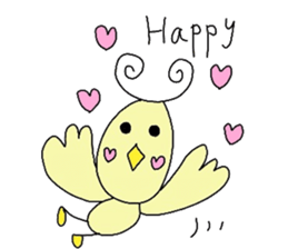 chick's name is pi-kuru sticker #5025682