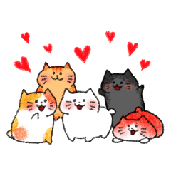 Marshmallow cats (Ver.2)
