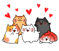 Marshmallow cats (Ver.2) sticker #5025864