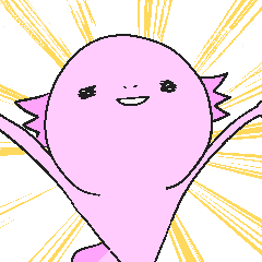 Axolotl and friends Sticker 2