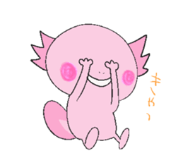 Axolotl and friends Sticker 2 sticker #5025995