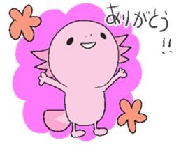 Axolotl and friends Sticker 2 sticker #5025997