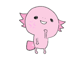 Axolotl and friends Sticker 2 sticker #5026000