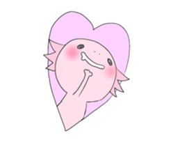 Axolotl and friends Sticker 2 sticker #5026006