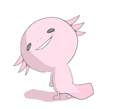 Axolotl and friends Sticker 2 sticker #5026016