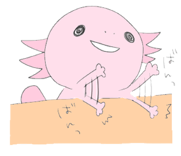 Axolotl and friends Sticker 2 sticker #5026019
