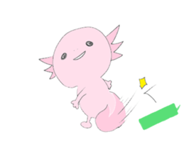 Axolotl and friends Sticker 2 sticker #5026027