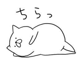 Cat allergy. sticker #5026825