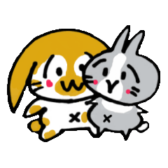 TWO RABBITS