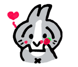 TWO RABBITS sticker #5026871