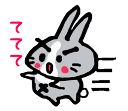 TWO RABBITS sticker #5026877