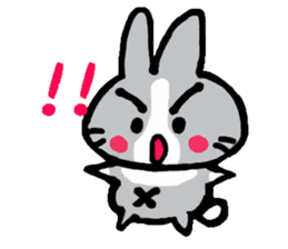 TWO RABBITS sticker #5026879