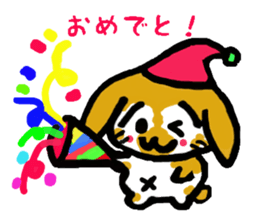 TWO RABBITS sticker #5026880