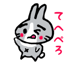 TWO RABBITS sticker #5026881