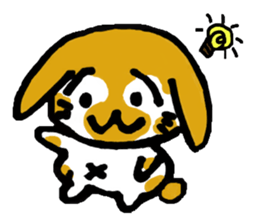 TWO RABBITS sticker #5026885