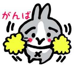 TWO RABBITS sticker #5026886